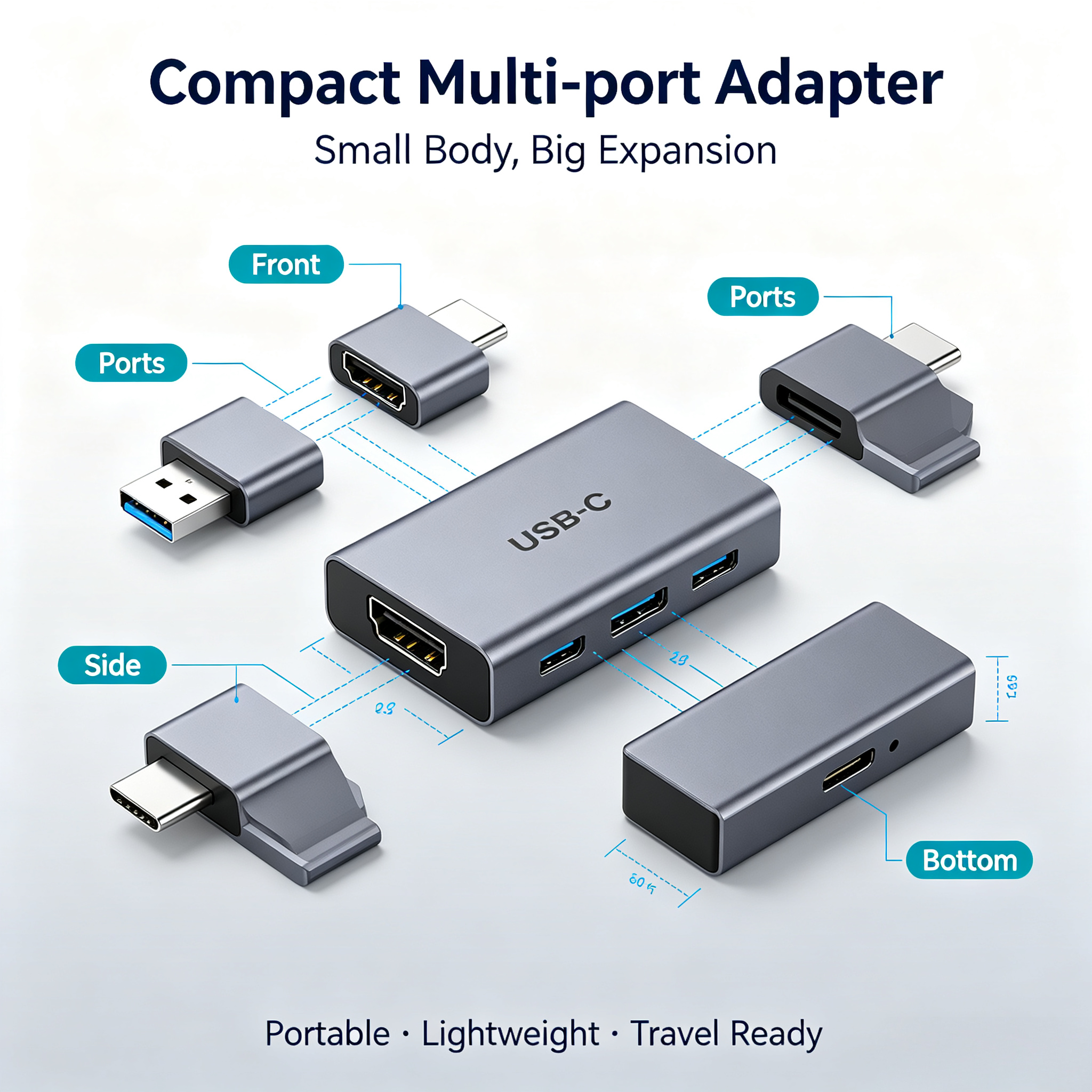 Multi-port USB-C Hubs
